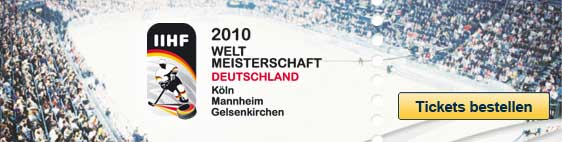 IIHF Eishockey Weltmeisterschaft 2010 - Tickets bei Eventim!