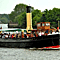 Oberelbe-Fahrt nach Geesthacht u. Hamburg mit dem Dampfeisbrecher "Elbe"