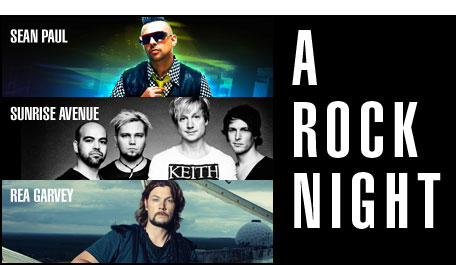 A-Rock-Night Open Air mit Sean Paul, Rea Garvey und Sunrise Avenue