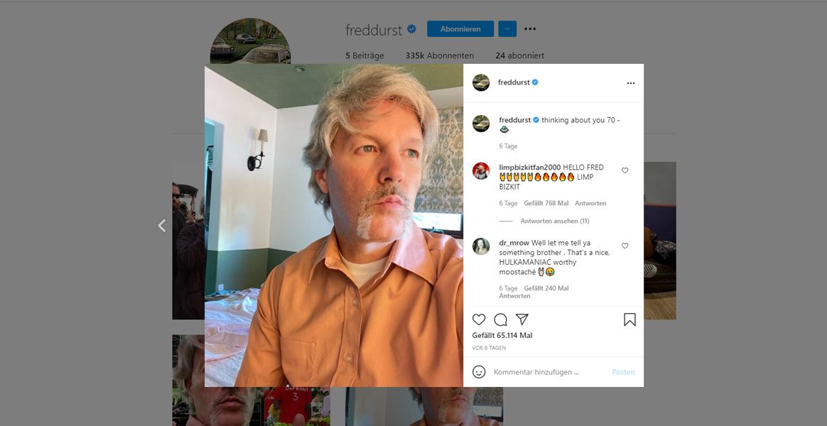 Bild: Fred Durst / Instagram