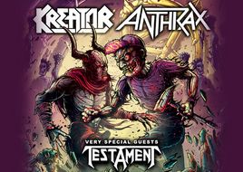 Im Winter 2024 zu dritt in Deutschland auf Tour: Kreator x Anthrax und Special Guest Testament