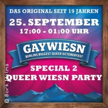 GAYWIESN 25.09.26 - QUEER WIESN PARTY