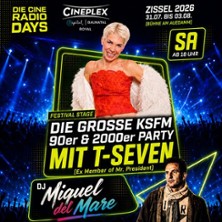 Cine Radio Days 2026 Getränke Flatrate - Die große KSFM Radio 90er 2000er Party