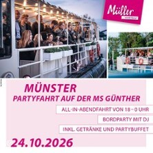 Partyfahrt mit der MS G&uuml;nther