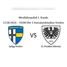 SpVgg Vreden - SC Preu&szlig;en M&uuml;nster | Westfalenpokal
