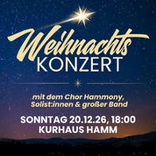 Weihnachtskonzert - Chor, Solist/innen und gro&szlig;e Band