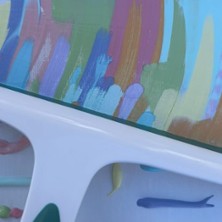 Herbstferien Familienkurs: Squeegee Art | Herzgemacht Friedrichshagen Berlin