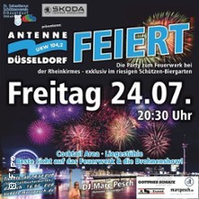 Antenne D&uuml;sseldorf feiert - Die Party zum Kirmes-Feuerwerk