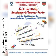 Jeck Am Rhing - Sessionseröffnungs-Party | Rheinhalle Hersel