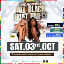 All Black Boat Party