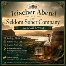 Irischer Abend mit Seldom Sober Company |  Live-Musik & Whisky in der Kulturscheune Taucha