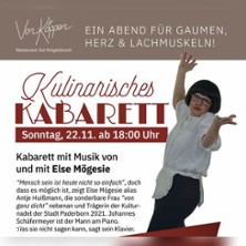 kulinarisches Musik-Kabarett | mit Antje Huismann und Johannes Sch&auml;fermeier
