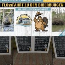 Floßfahrt zu den Biberburgen |
Uwes Bootsverleih - Galloco Beach