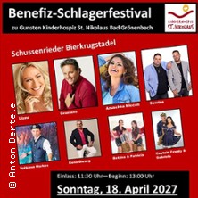 Benefiz-Schlagerfestival - zugunsten des Kinderhospiz St. Nikolaus