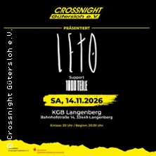 Leto - Pr&auml;sentiert von Crossnight G&uuml;tersloh e.V.