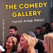 Laughs and Drinks in an Art Gallery