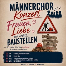 Konzert M&auml;nnerchor - Harmonie Lieblos