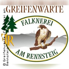 Flugshow in der Falknerei am Rennsteig