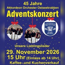 Adventskonzert - 45 Jahre Akkordeon Orchester Ostseekrabben
