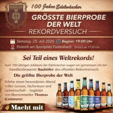 Größte Bierprobe der Welt & Perplex | SV Fautenbach & Bauhöfer Familienbrauerei