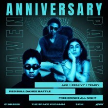 HAVEN Anniversary Party w/Red Bull - Special: Red Bull Dance Battle | Free Drinks