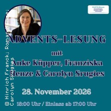 Mörderische Advents-Lesung - Anke Küpper, Franziska Henze & Carolyn Srugies