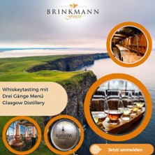 Whiskytasting Mit Drei Gänge Menü | Glasgow Distillers