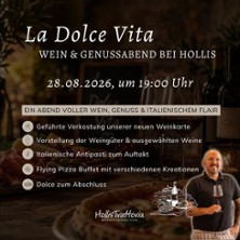 Wein & Genussabend bei Hollis - Vorstellung & Verkostung unserer neuen Weinkarte