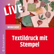Textil Druck mit Stempeln - Entwirf handbedruckte Textilien
