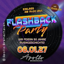 Flashback Party - Wir feiern 50 Jahre Musikgeschichte: Musik von DJ MARLOX