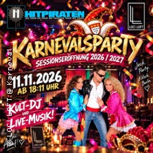 Karneval + Fasching mit Hitpiraten live feiern | Loci Loft