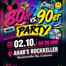 80er vs. 90er Party | Captain Ahab`s Eventlocation - Rockkeller