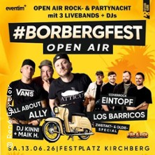 Borbergfest Open Air 2026 - 3 Livebands + DJs + Zweitakt-Oldie-Special