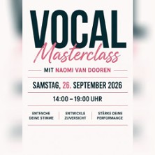 Professional Vocal Masterclass