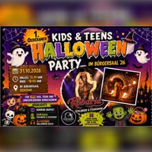 Kids & Teens Halloween Party 2026 | Bürgersaal Oederan