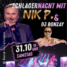 Schlagernacht mit Nik P. & DJ Bonzay | Hyzet - Kultur- und Kongresszentrum