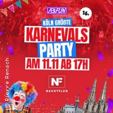 K&ouml;lns gr&ouml;&szlig;te Karnevalsparty ab 16+
