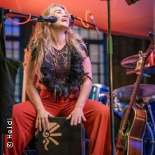 Heidi Joubert Acoustic Trio - Cajon Queen in action with her Trio