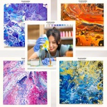 Acryl Pouring Gießworkshop - FlipCup | Kreativatelier "Erlebnis Pour"
