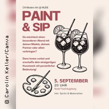 Paint & Sip Augsburg Afterwork - Outdoor Summer Event