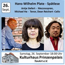 Hans-Wilhelm Plate - Sp&auml;tlese