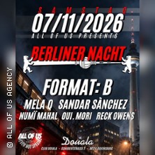 ALL OF US AGENCY PRES. BERLINER NACHT | Club Douala Ravensburg