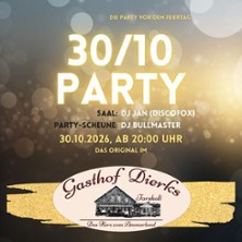 Party in Saal und Scheune