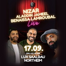 Nizar, Aladdin Jameel und Benaissa Lamroubal - Live | Comedy Show