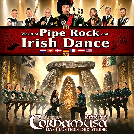 CORNAMUSA - World of Pipe Rock and Irish Dance - "Das Flüste
