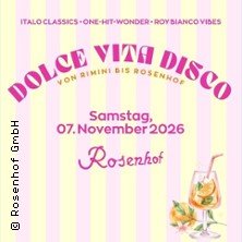 Dolce Vita Disco - mit DJ Niklas Cue