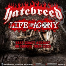 Hatebreed x Life Of Agony - East Coast Assault On Europe Tour 2026