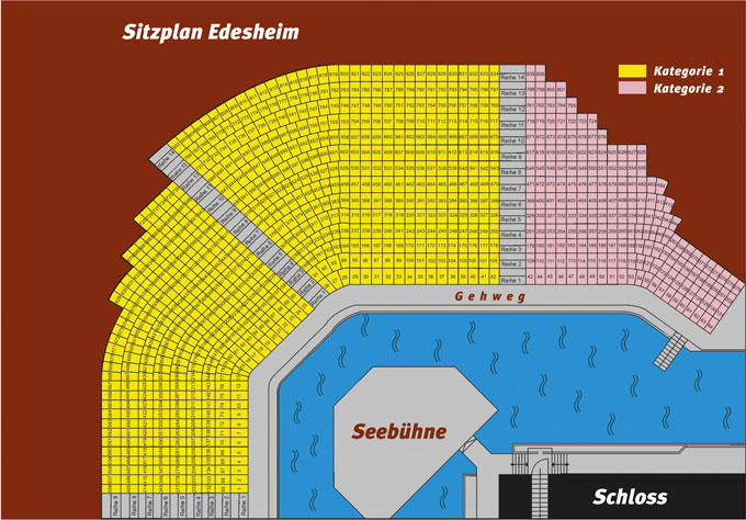 Schloss Edesheim - Sitzplan