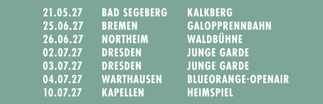 Johannes Oerding Ticketalarm