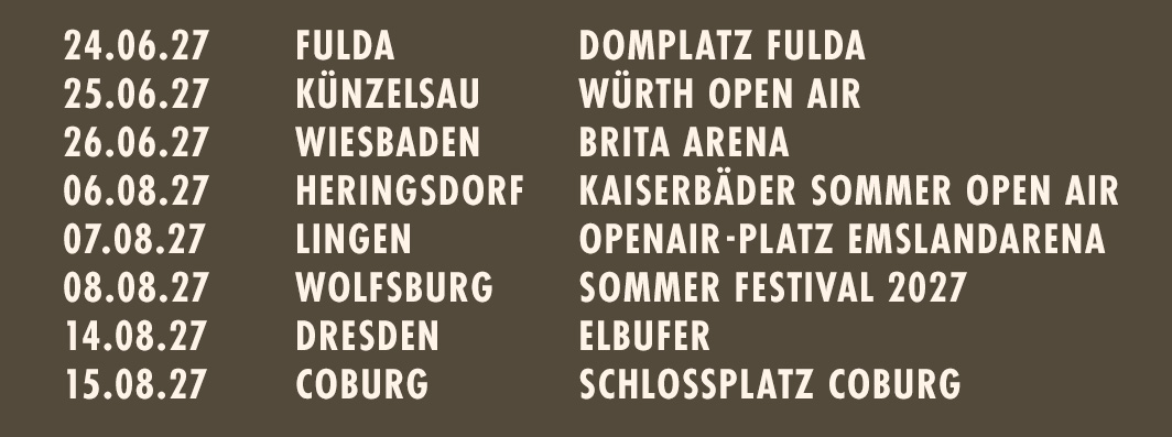 Roland Kaiser Ticketalarm